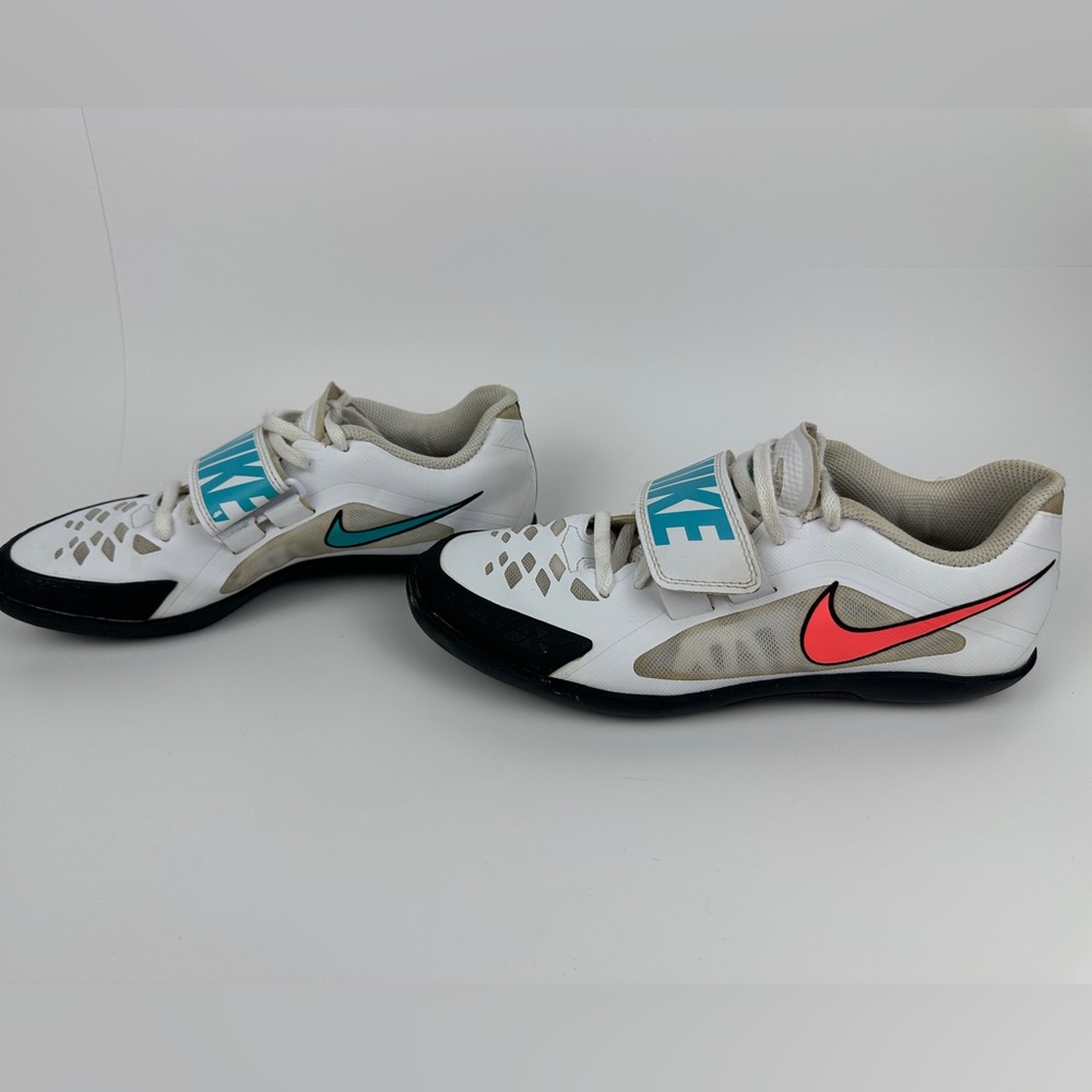 NIKE Zoom Rival SD 2 Track White Flash Crimson Shoes Men’s 6.5 - Picture 3 of 11